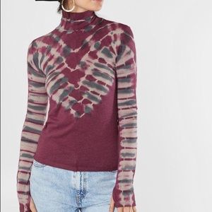 Free People WE THE FREE Tie-Dye turtleneck
